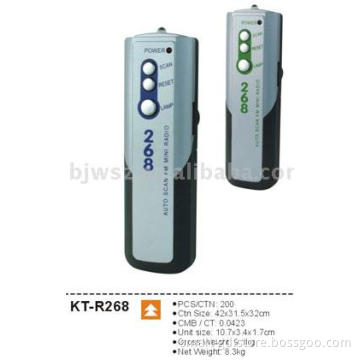 fm mini auto scan radio